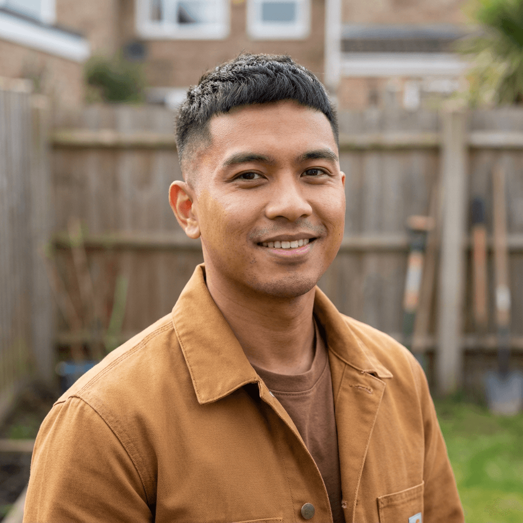 Marcus Chen, male contracting business owner in his mid 30s, professional appearance